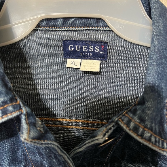 Guess Girls Denim Jacket XL - Picture 2 of 9
